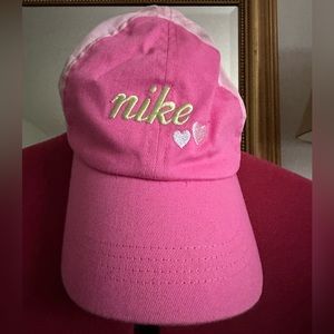 Kids, Pink Nike baseball cap, EUC